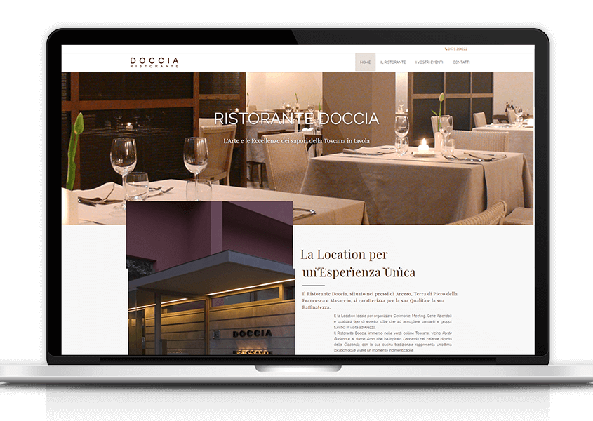 creare sito web per ristorante