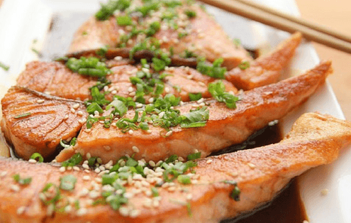 tranci di salmone