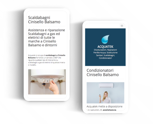sito mobile per idraulici