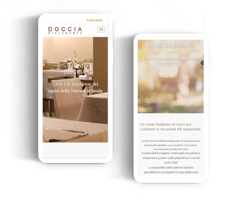 crea sito web mobile per ristorante