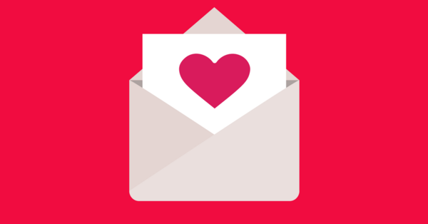newsletter san valentino posta cuore