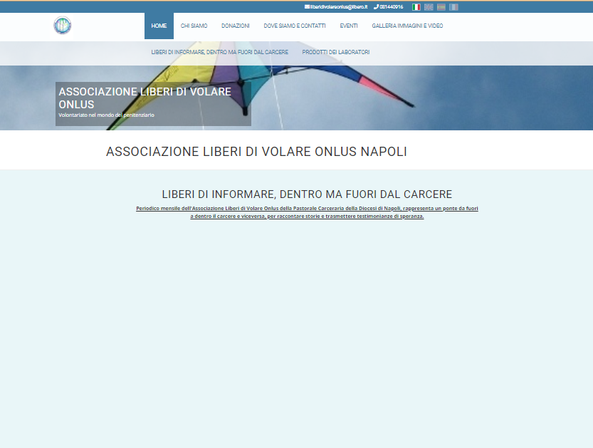 sito per associazioni onlus