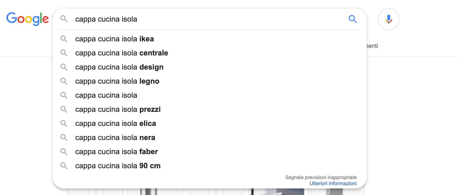 Google Suggest come tool SEO