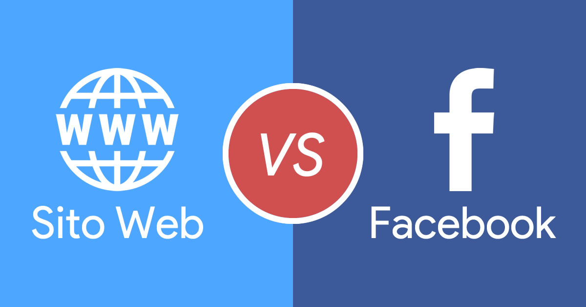 Sito vs Facebook - 3 motivi per cui avere un sito è ancora la scelta migliore