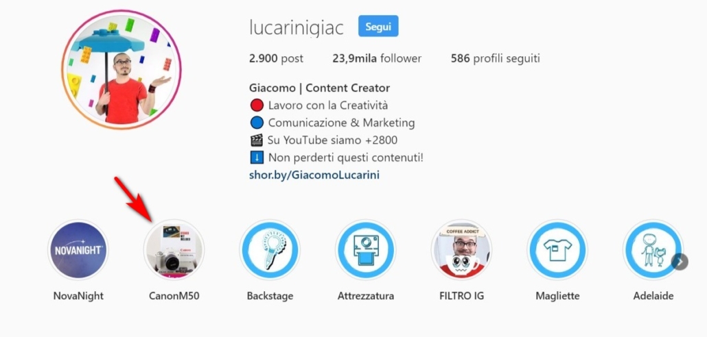 stories in evidenza