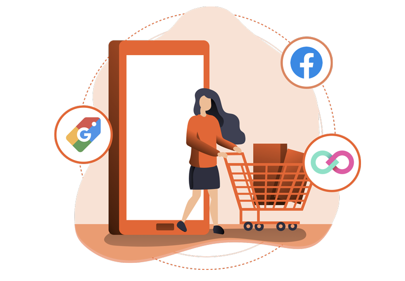 eCommerce integrato con Shippypro, Facebook e Google Shopping