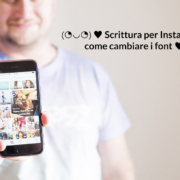 scrittura per instagram cambiare font