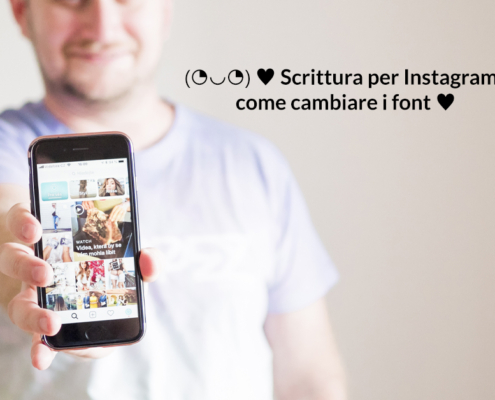 scrittura per instagram cambiare font