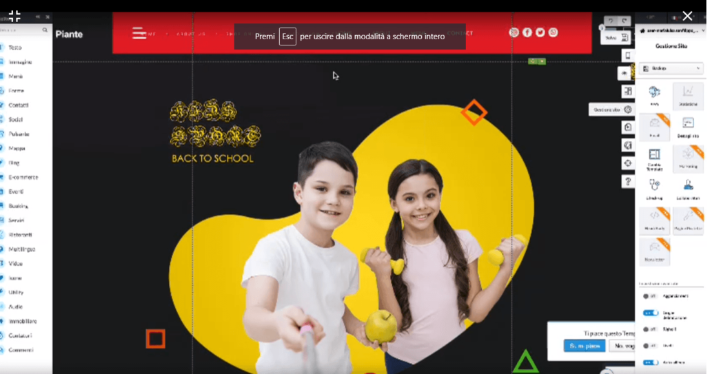 Crea una pagina web con Photoshop completato
