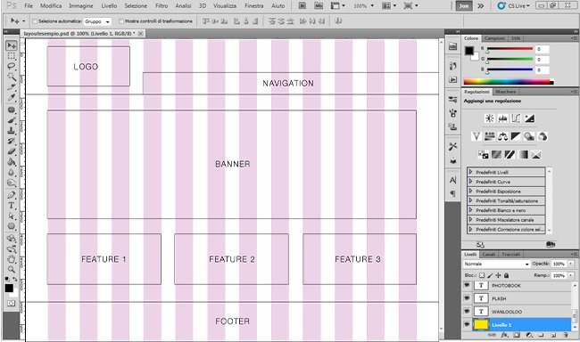 Crea una pagina web con Photoshop logo