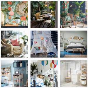 Ikea - feed coerente Instagram